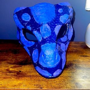 Cosplay hand painted dinosaur mask